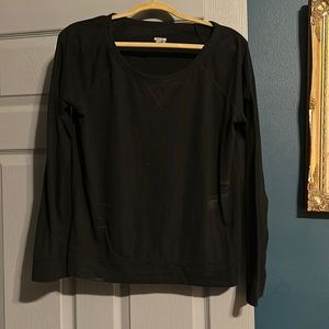 Long sleeved black T-shirt. Size large. Mossimo